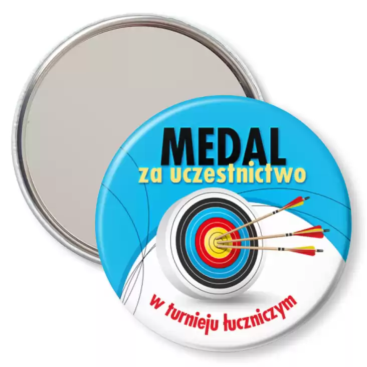 przypinka lusterko Medal za uczestnictwo u turnieju łuczniczym
