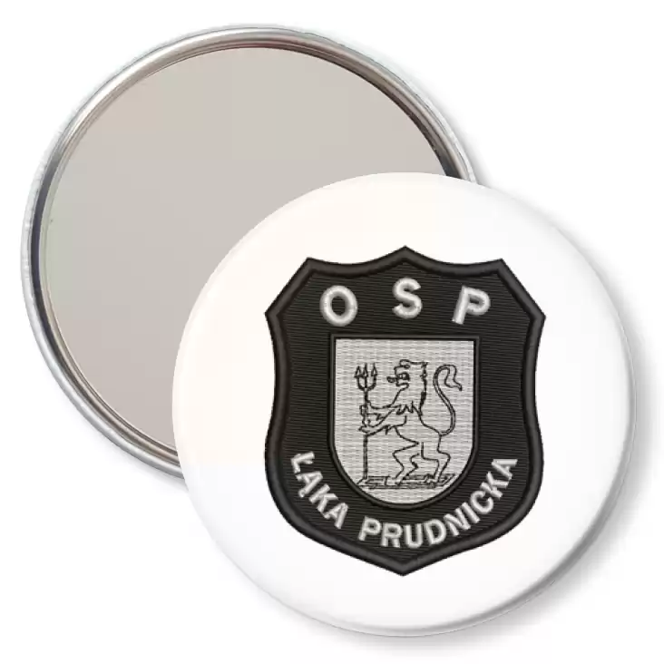 przypinka lusterko OSP Łąka Prudnicka
