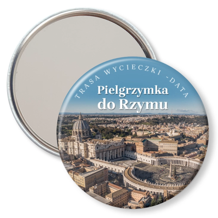 przypinka lusterko Pielgrzymka do Rzymu