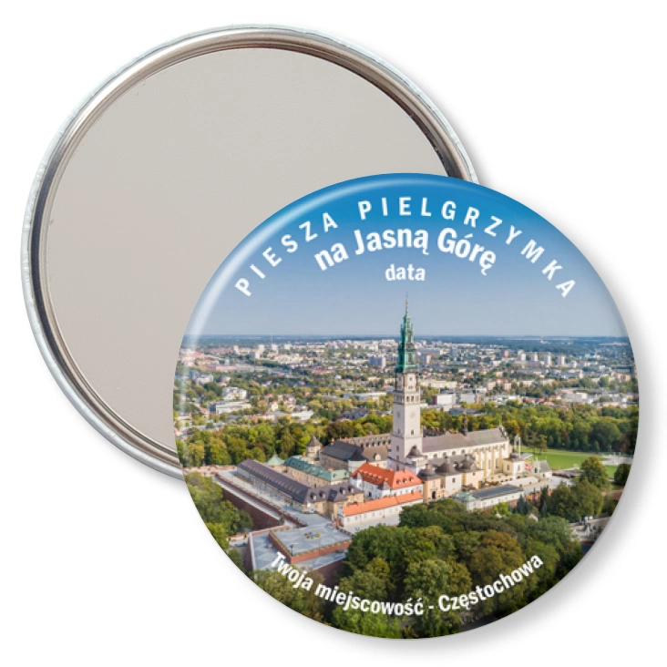 przypinka lusterko Piesza pielgrzymka do Częstochowy
