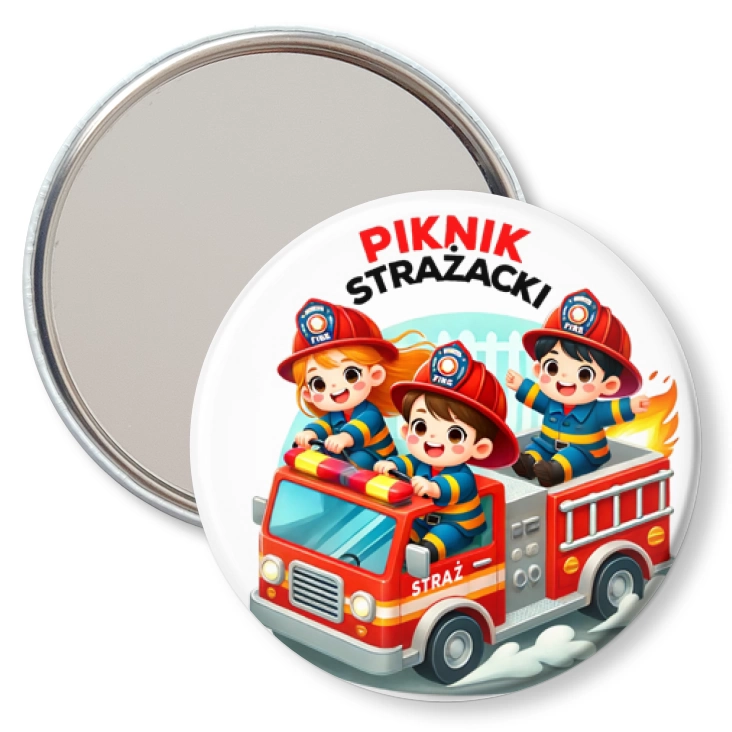 przypinka lusterko Piknik strażacki