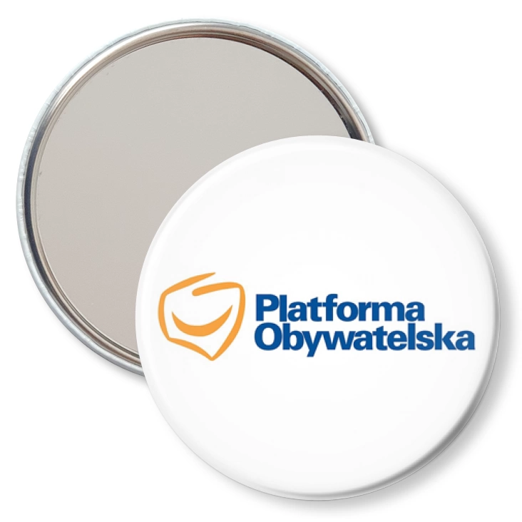 przypinka lusterko Platforma Obywatelska PO