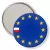 Przypinka lusterko Polska jako gwiazdka Unii Europejskiej