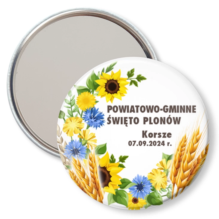 przypinka lusterko Powiatowo-Gminne Święto Plonów Korsze