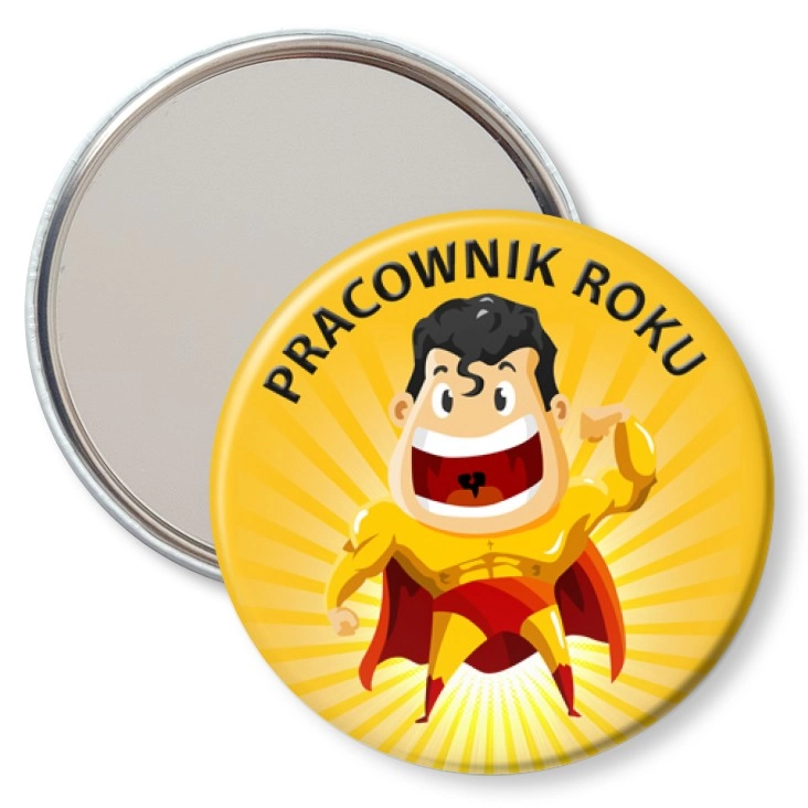 przypinka lusterko Pracownik roku superman