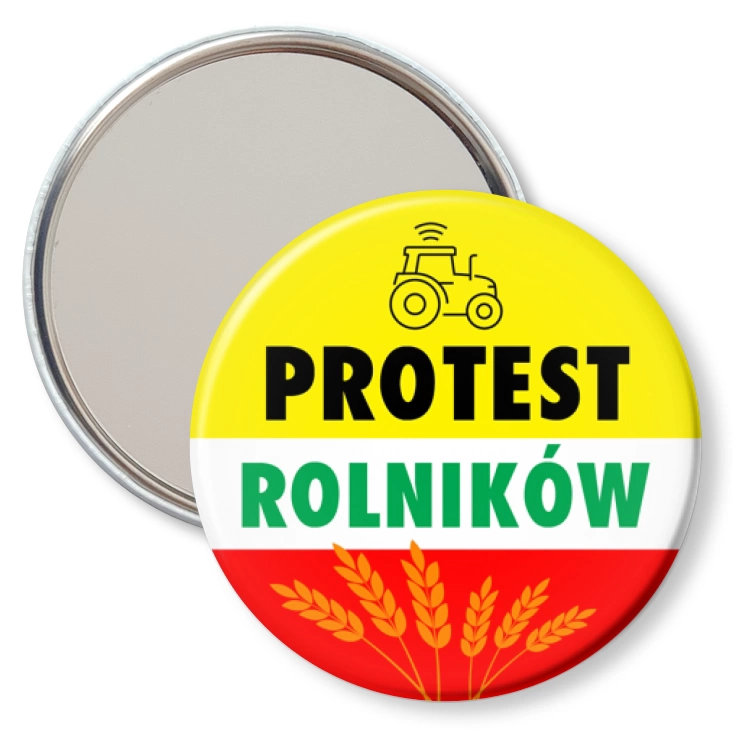 przypinka lusterko Protest rolników