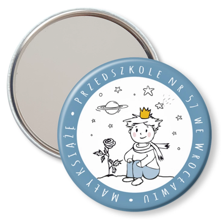 przypinka lusterko Przedszkole nr 57 we Wrocławiu