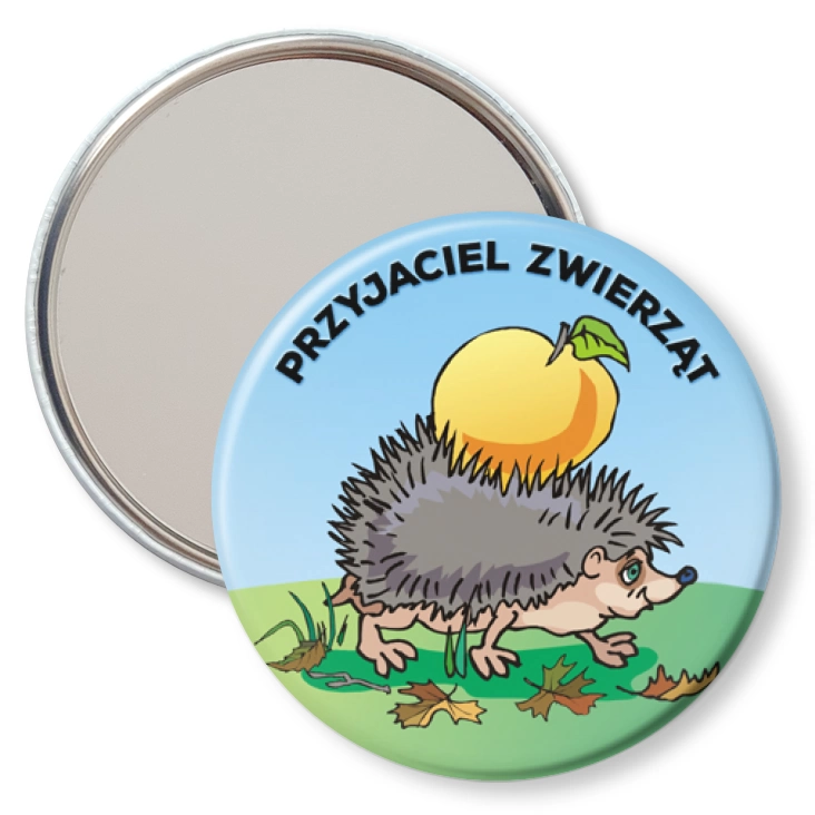 przypinka lusterko Przyjaciel zwierząt