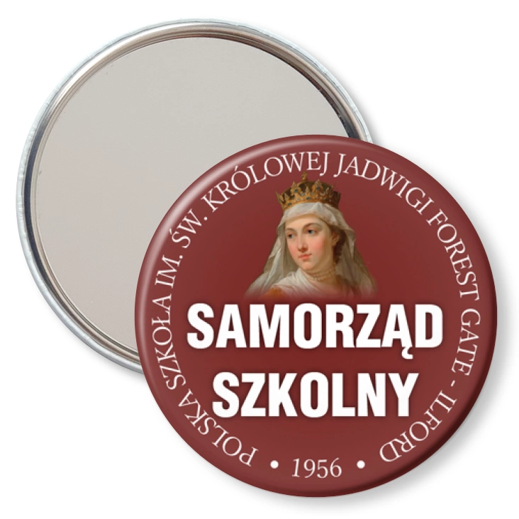 przypinka lusterko Samorząd Szkolny Szkoła Ilford
