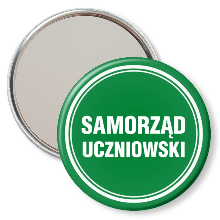 przypinka lusterko Samorząd uczniowski zielony