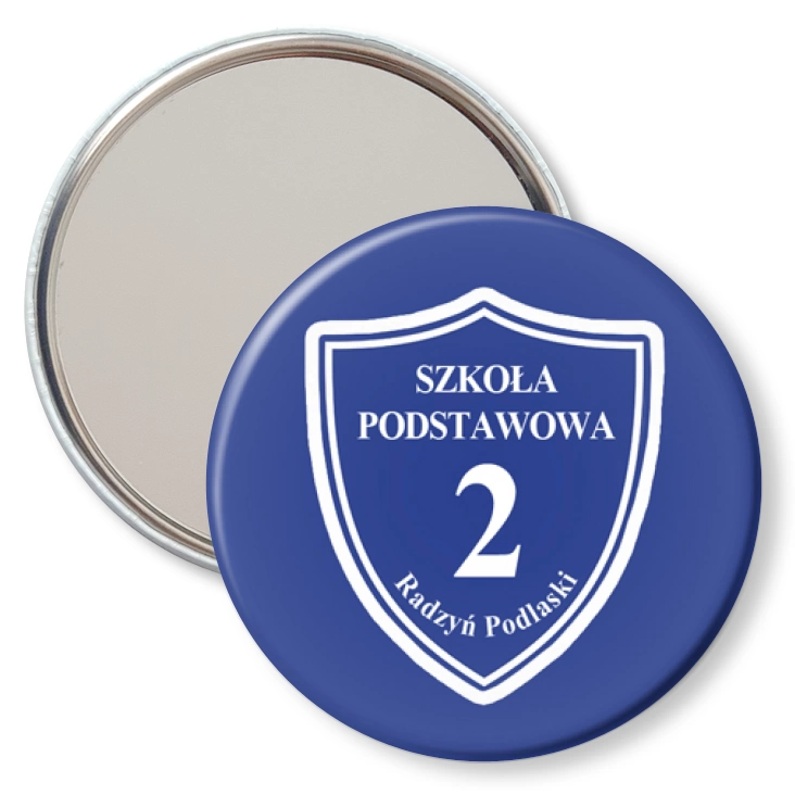przypinka lusterko SP nr 2 Radzyń Podlaski