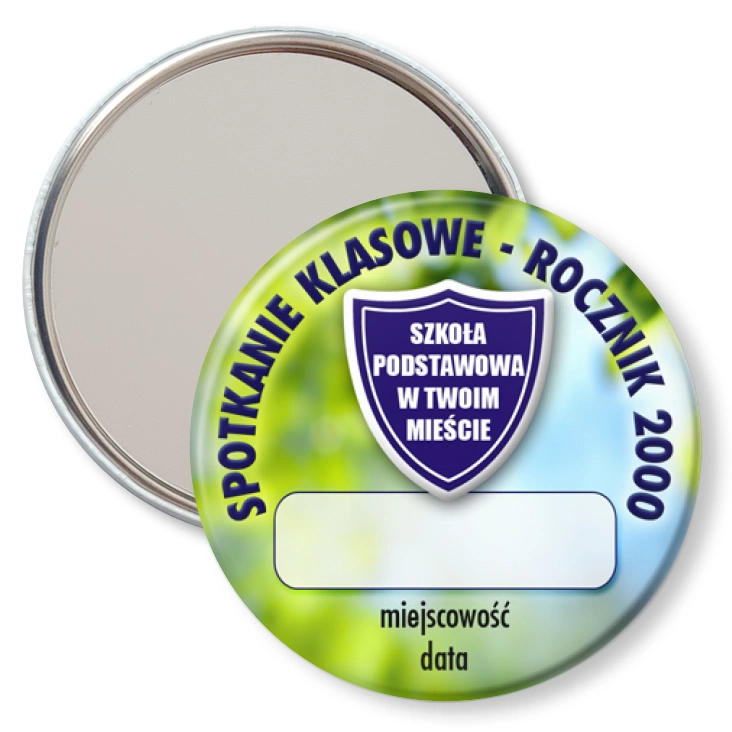 przypinka lusterko Spotkanie klasowe rocznik