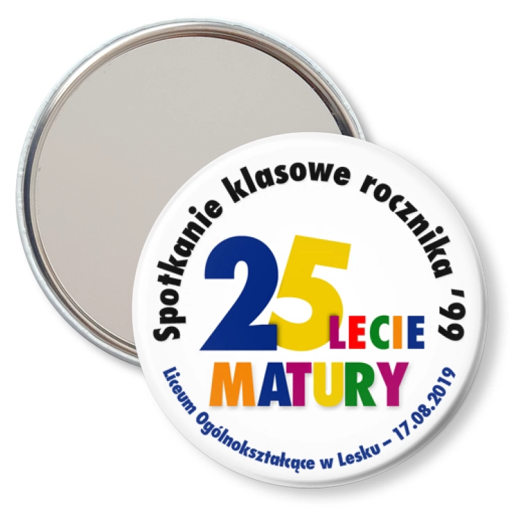 przypinka lusterko Spotkanie rocznika 99