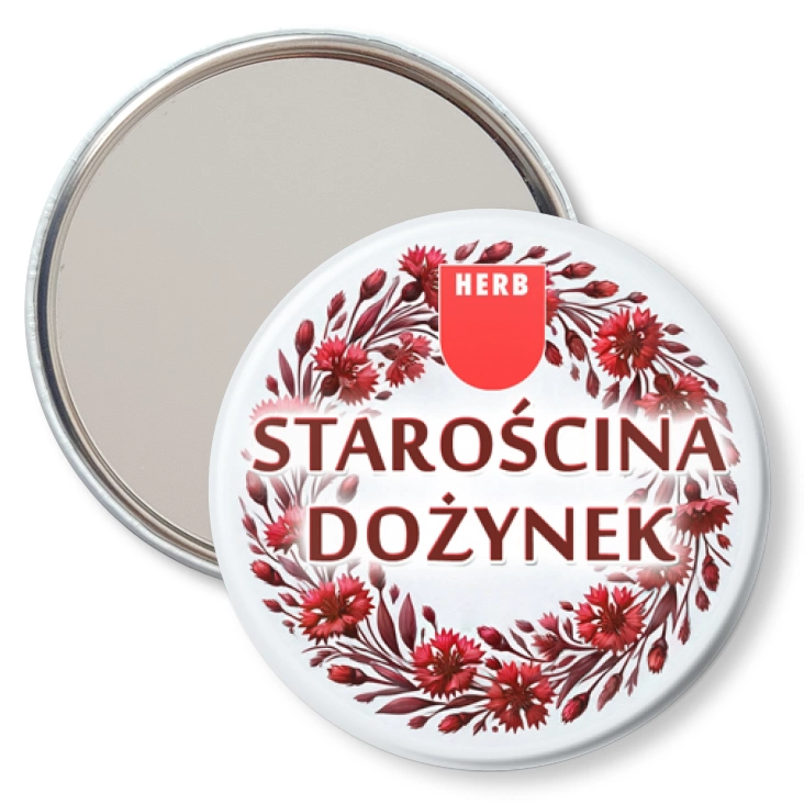 przypinka lusterko Starościna Dożynek