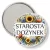 Przypinka lusterko Starosta dożynek kwiaty polne