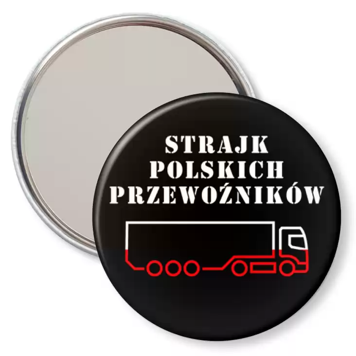 przypinka lusterko Strajk Polskich Przewoźników
