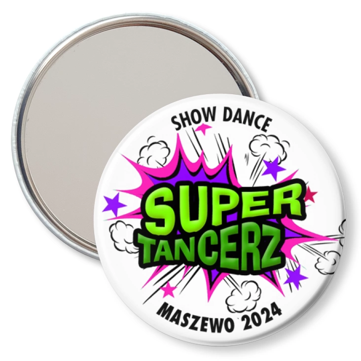 przypinka lusterko Super tancerz Show Dance Maszewo 2024