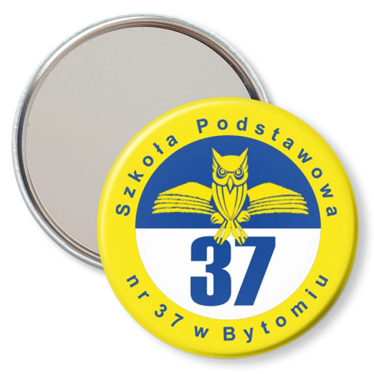 przypinka lusterko Szkoła Podstawowa nr 37 w Bytomiu