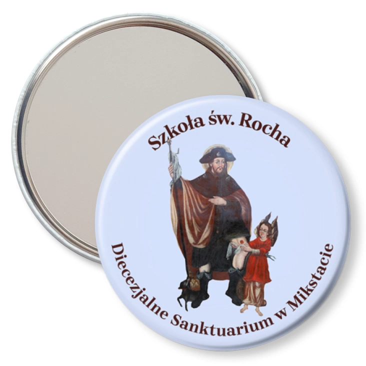 przypinka lusterko Szkoła świętego Rocha