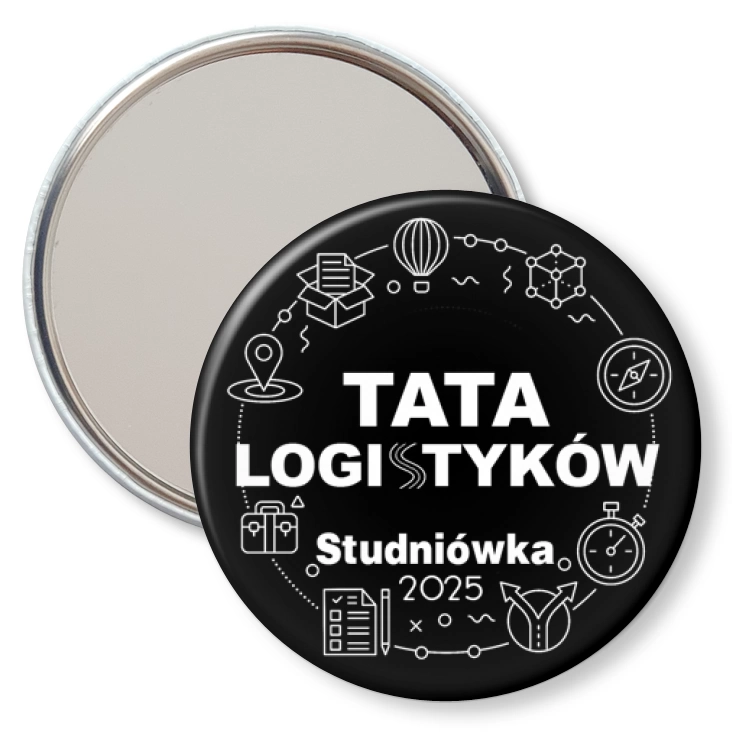 przypinka lusterko Tata logistyków studniówka