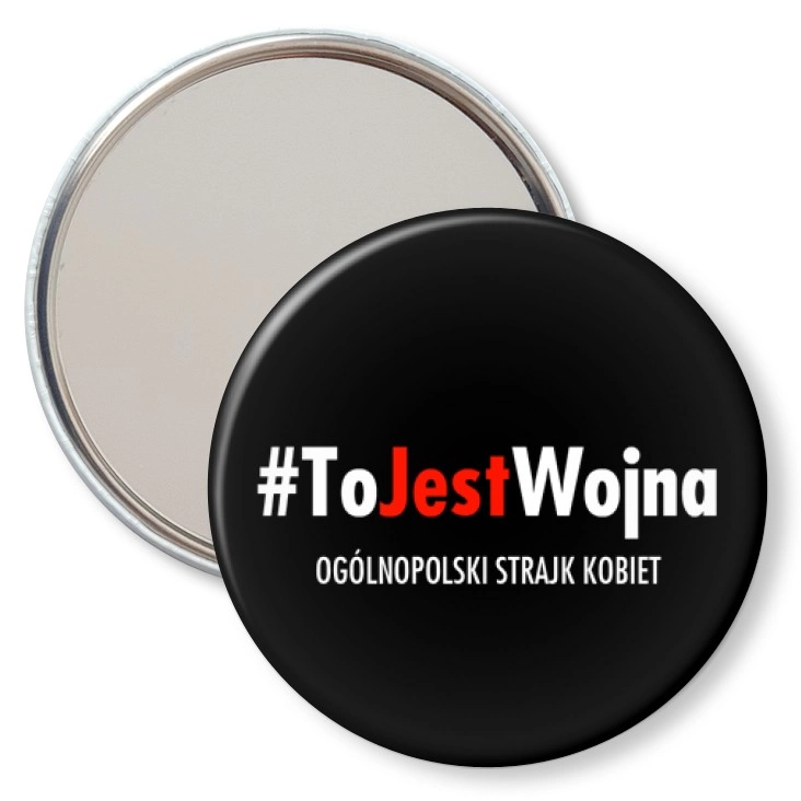 przypinka lusterko To jest wojna