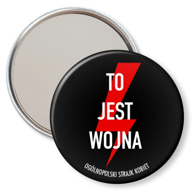przypinka lusterko To jest wojna piorun