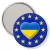 Przypinka lusterko Ukraina w gwiazdkach Unii Europejskiej