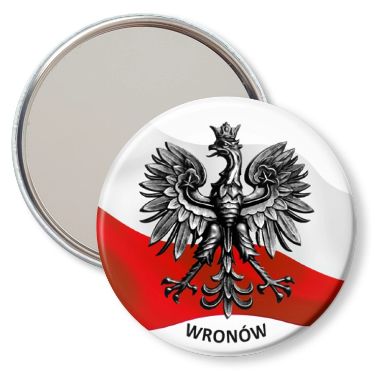 przypinka lusterko Wronów orzeł