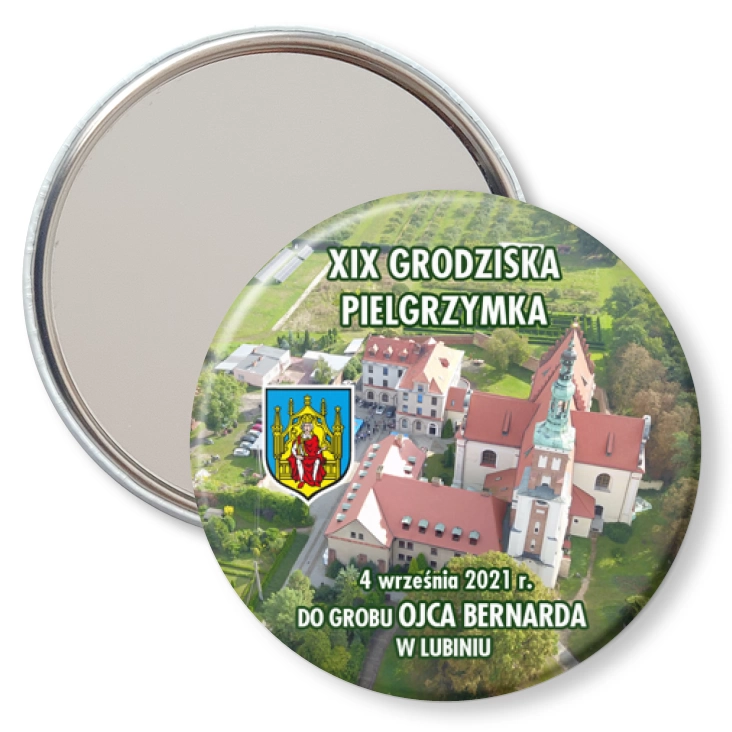 przypinka lusterko XIX Grodziska Pielgrzymka