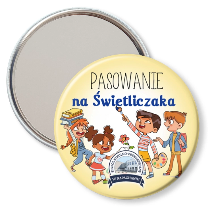 przypinka lusterko ZSP Napachanie Pasowanie na Świetliczaka