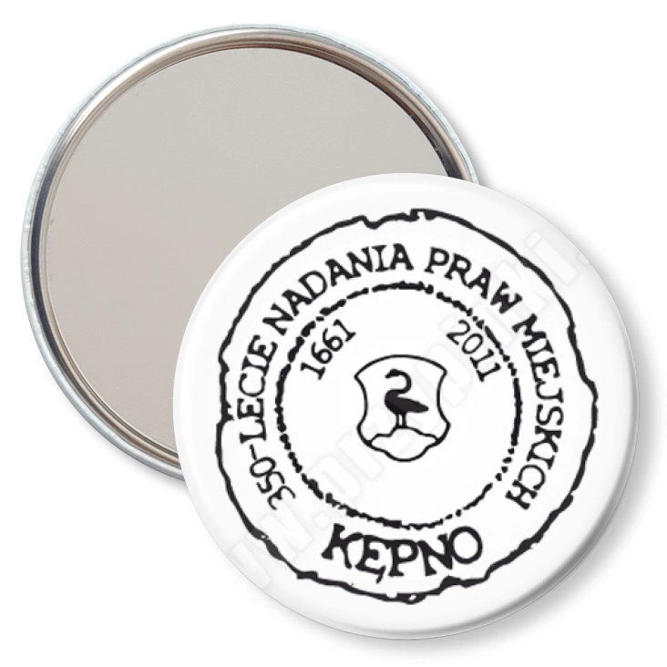 przypinka lusterko 350-lecie Nadania Praw Miejskich - Kępno 2011