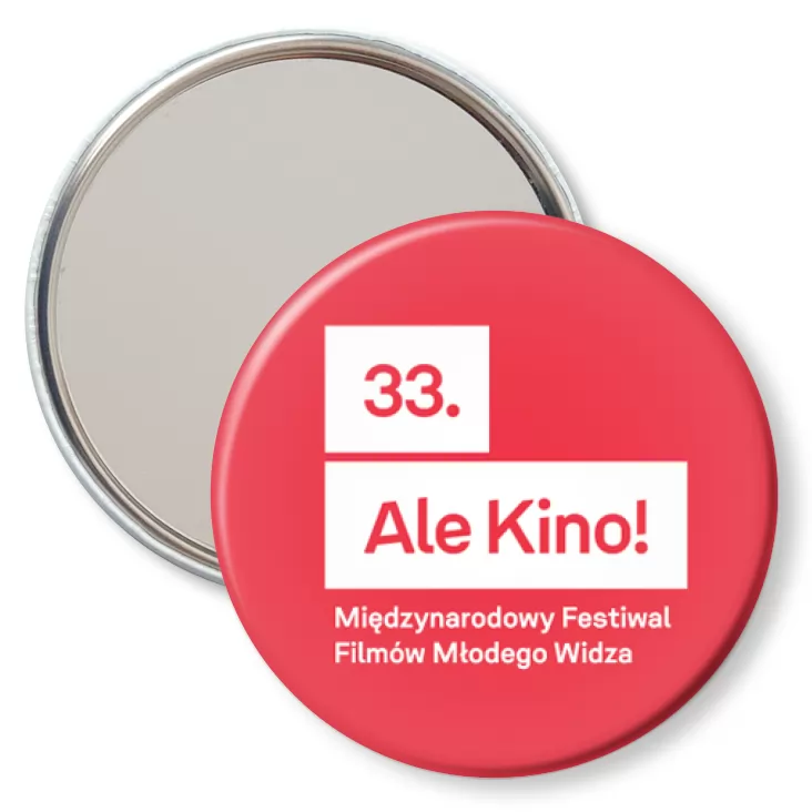 przypinka lusterko Ale Kino! - logo