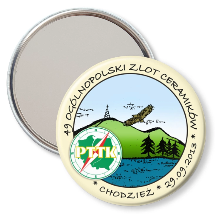 przypinka lusterko 49 Ogólnopolski Zlot Ceramików