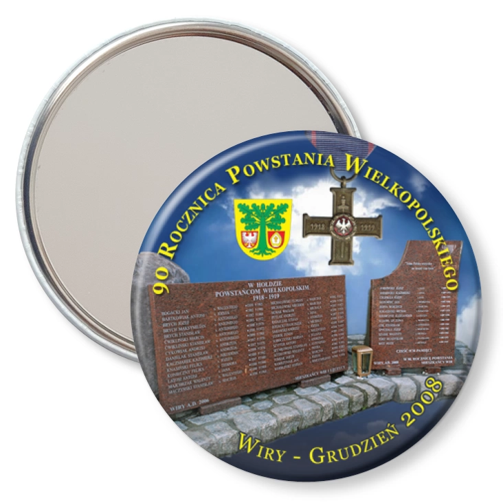 przypinka lusterko 90 rocznica Powstania Wielkopolskiego