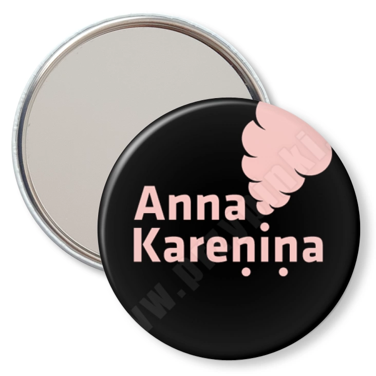 przypinka lusterko Anna Karenina