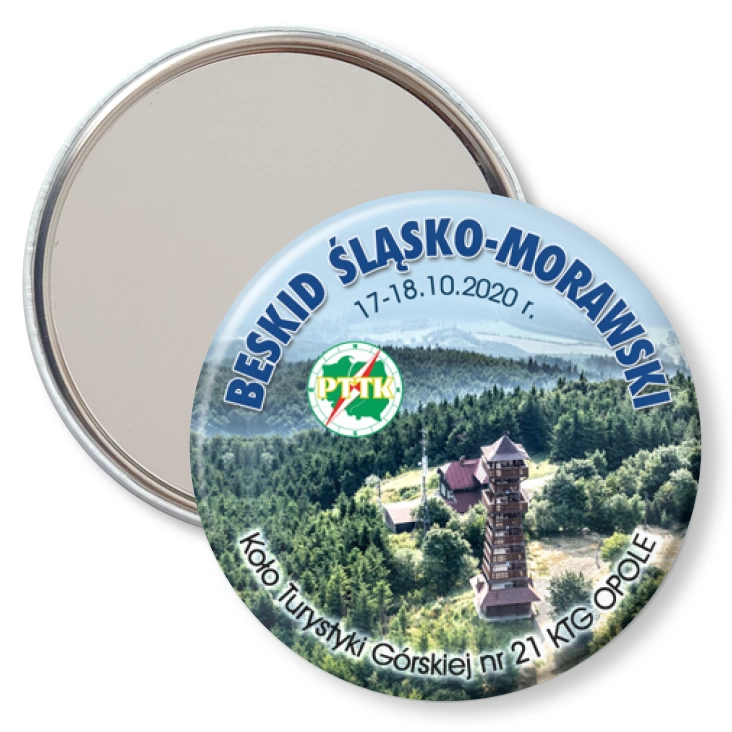 przypinka lusterko Beskid Śląsko-Morawski