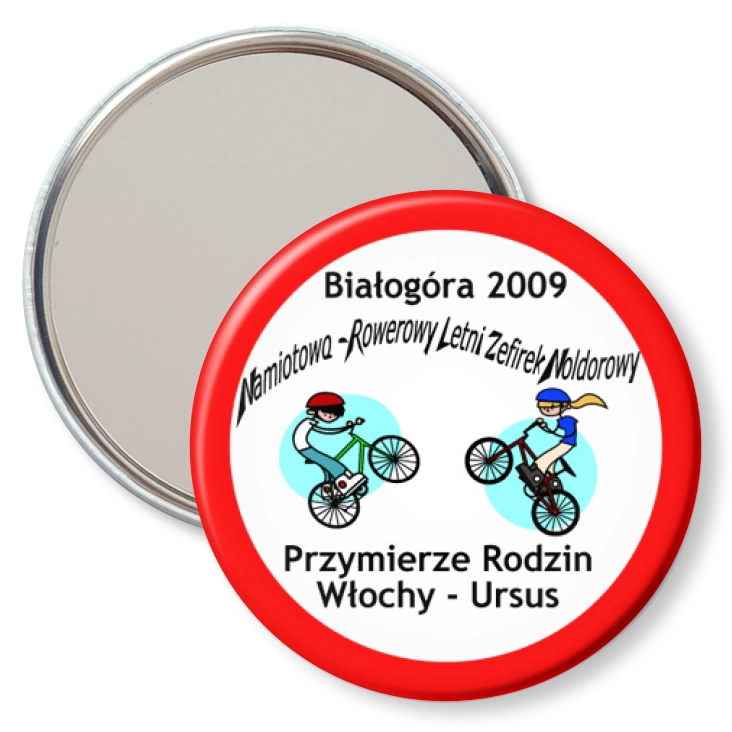 przypinka lusterko Białogóra 2009