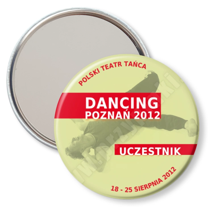 przypinka lusterko Dancing Poznań 2012 - uczestnik