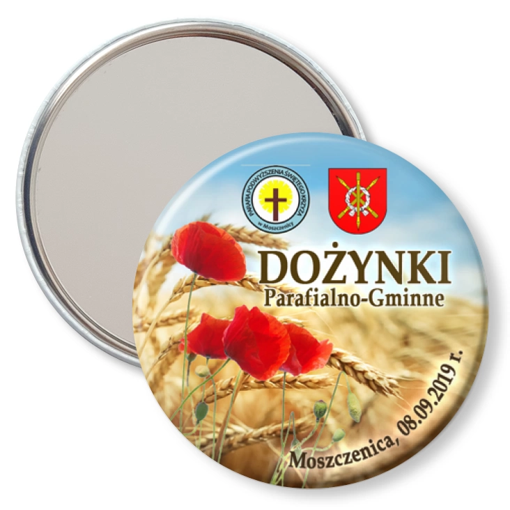 przypinka lusterko Dożynki Parafialno-Gminne