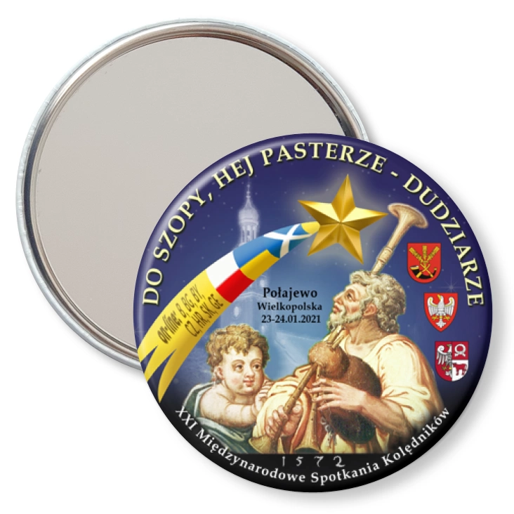 przypinka lusterko Dudziarze 2021