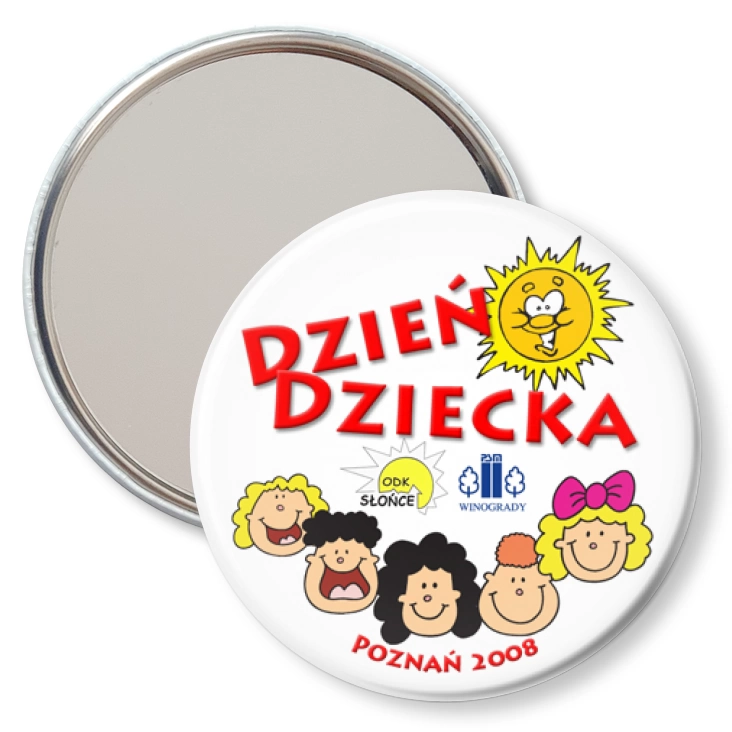 przypinka lusterko Dzień Dziecka 2008