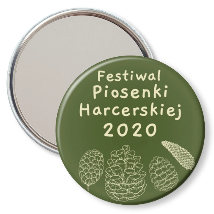 przypinka lusterko Festiwal Piosenki Harcerskiej 2020