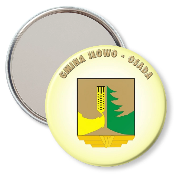 przypinka lusterko Gmina Iłowo - Osada