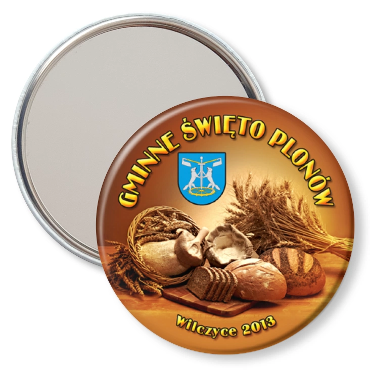 przypinka lusterko Gminne Święto plonów - Wilczyce 2013