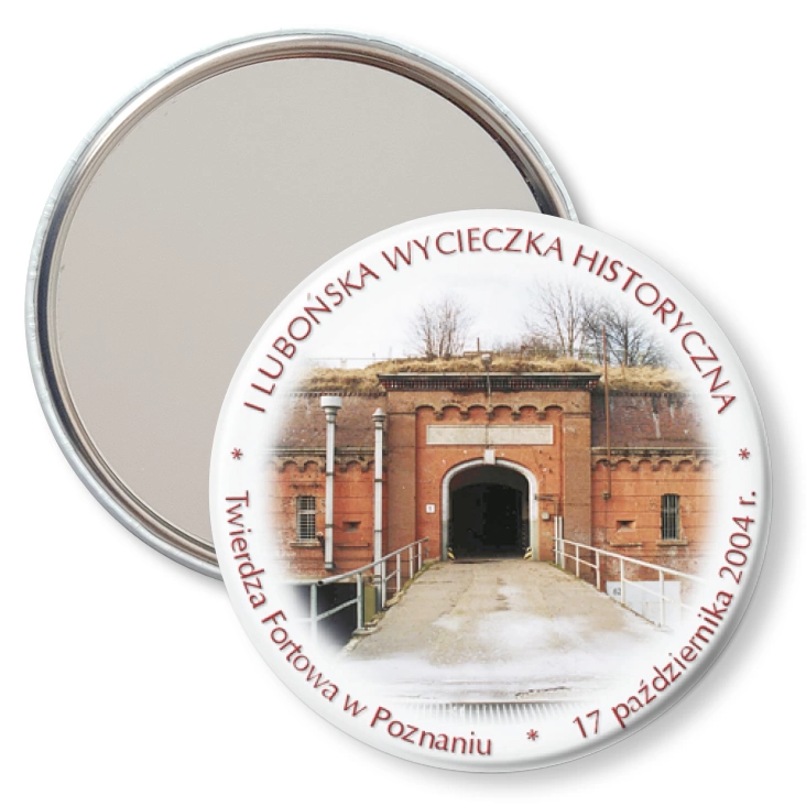 przypinka lusterko I Lubońska Wycieczka Historyczna