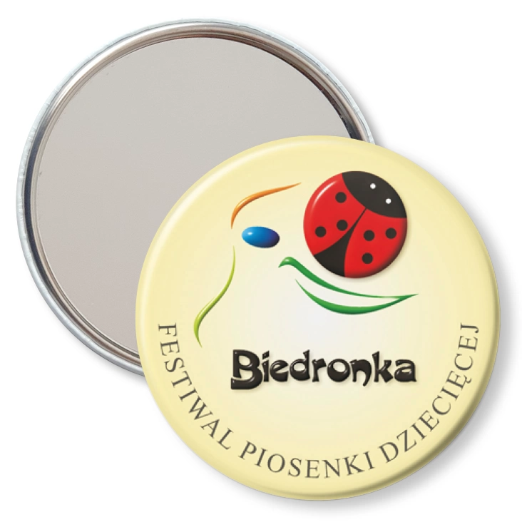 przypinka lusterko III Festiwal Piosenki Dziecięcej Biedronka