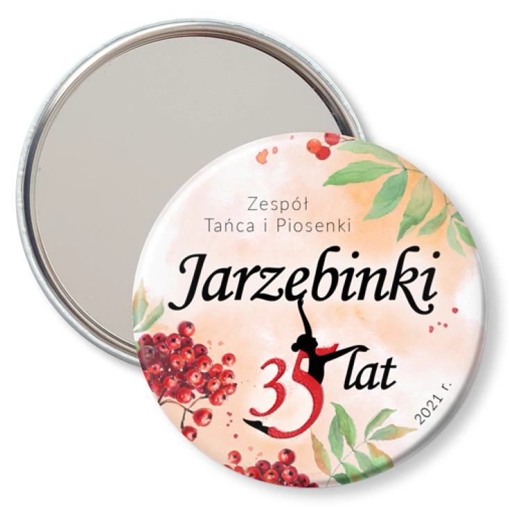 przypinka lusterko Jarzębinki