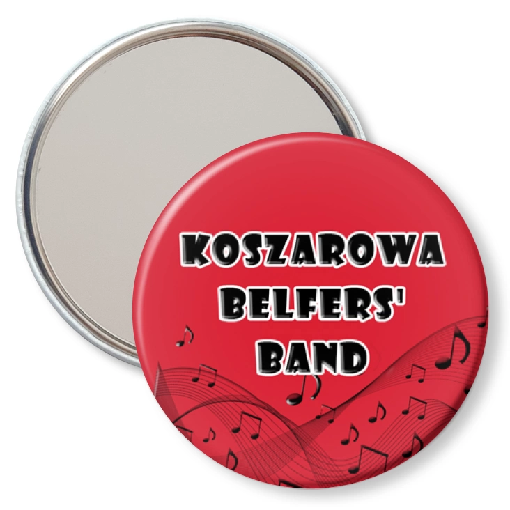 przypinka lusterko Koszarowa Belfers Band