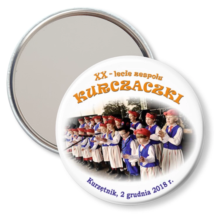 przypinka lusterko Kurczaczki