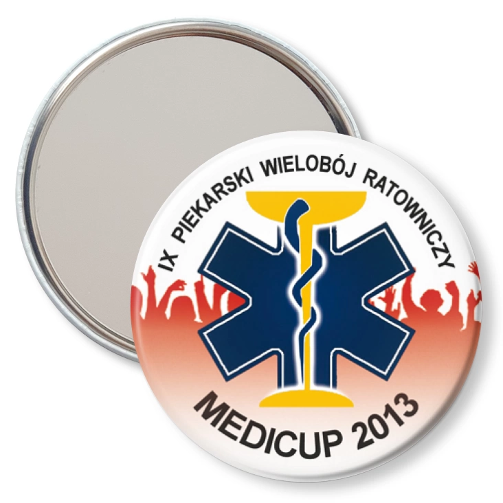 przypinka lusterko Medicup 2013